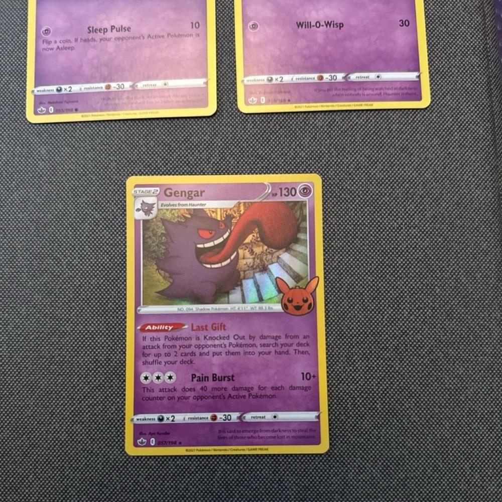 Pokemon Trading Cards - Purple and Yellow - Picture 3 of 3